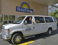 Free airport shuttle at Days Inn JFK International Airport